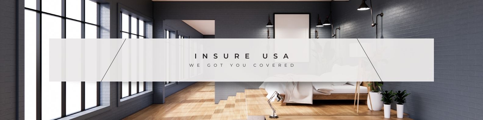 purple minimalist Health insurance LinkedIn Banner